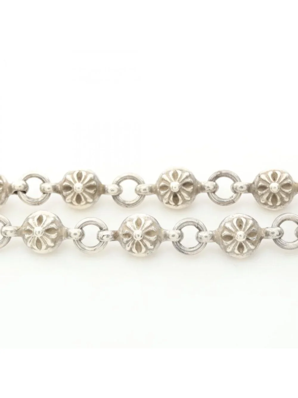 Chrome Hearts Ha Necklace Cross 925 Sterling Silver
